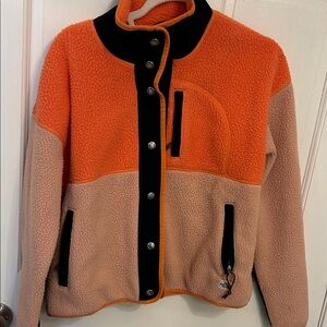 Colorblock Fleece North Face Jacket